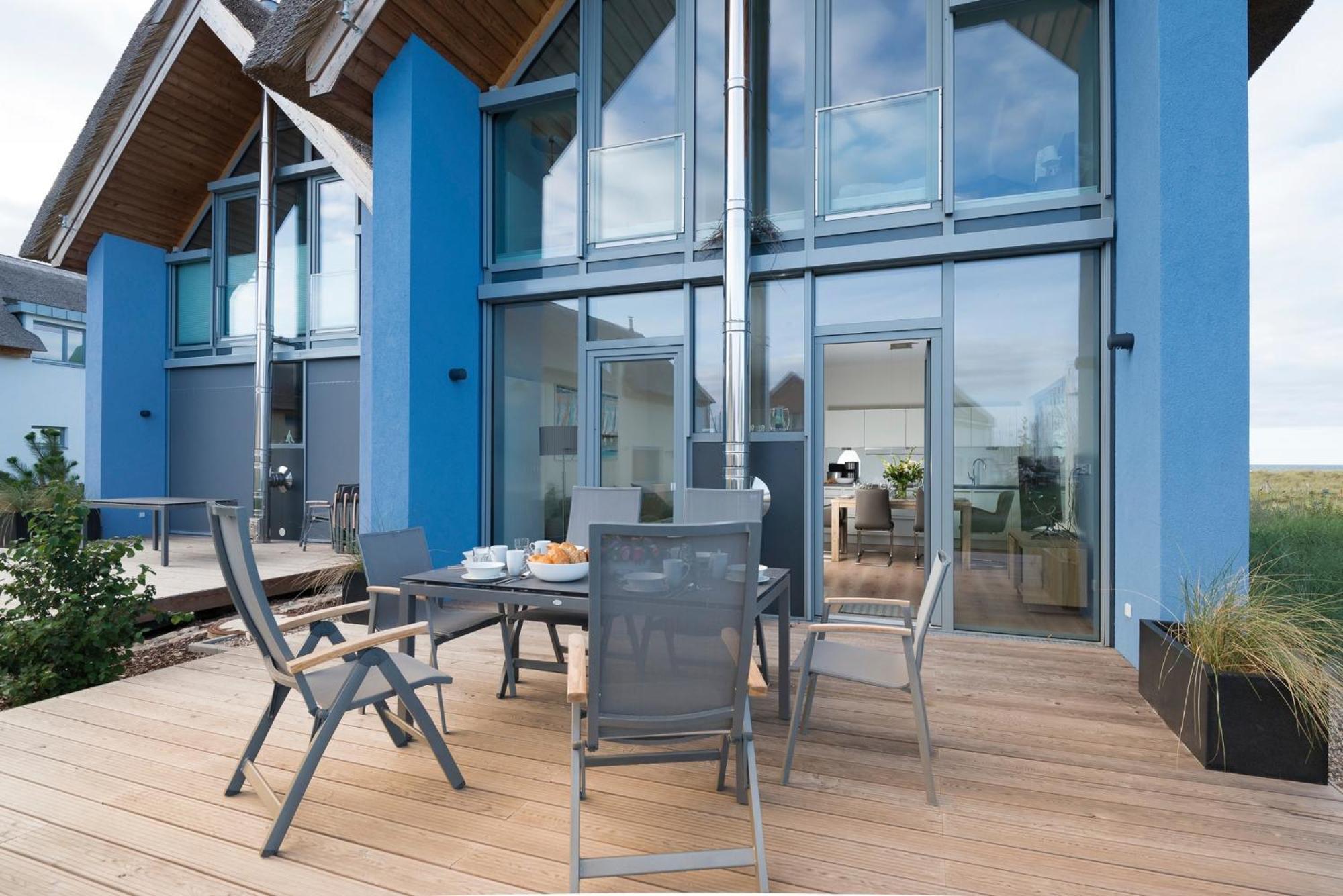 Ostsee - Reetdachhaus Nr 36 "Warder" Im Strand Resort Heiligenhafen Exteriör bild